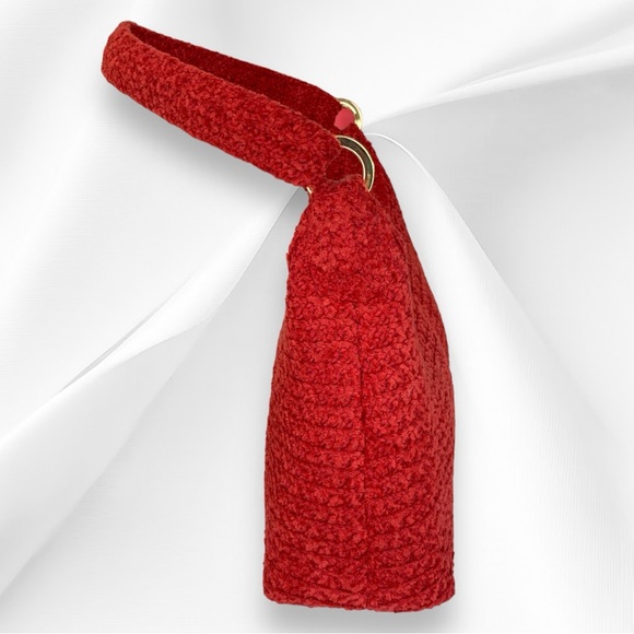 ORVIS CHRISTMAS RED HOBO BAG - Picture 4 of 7